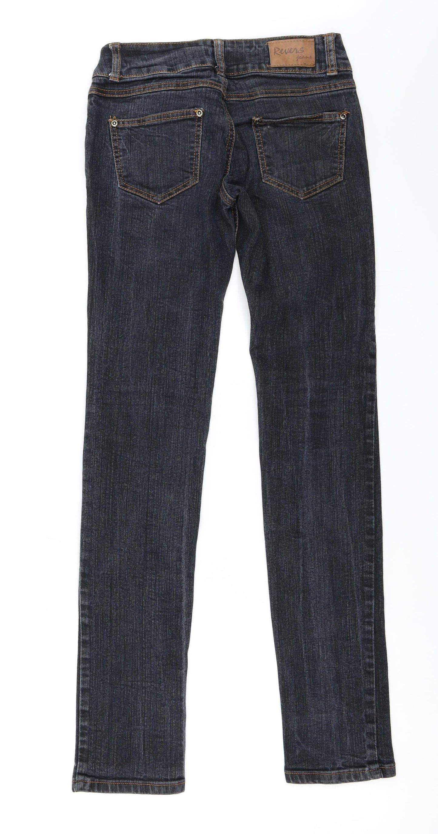 Revers Womens Black   Straight Jeans Size 26 in L31 in