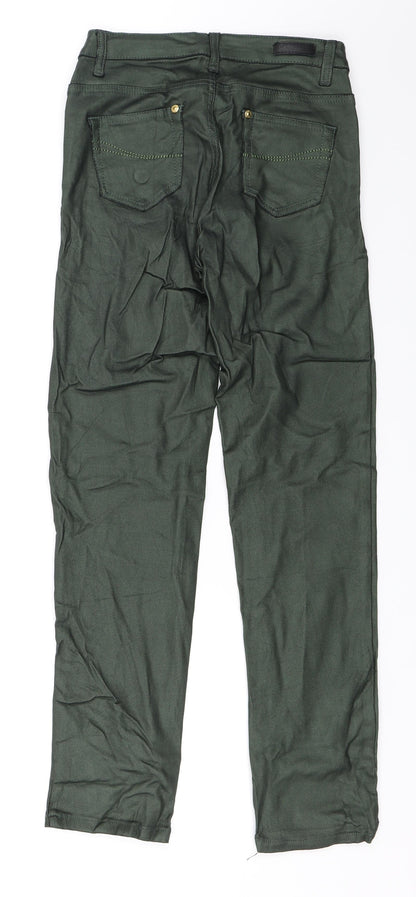 Jet Liue Womens Green   Skinny Jeans Size 36 in L30 in - Wet Look