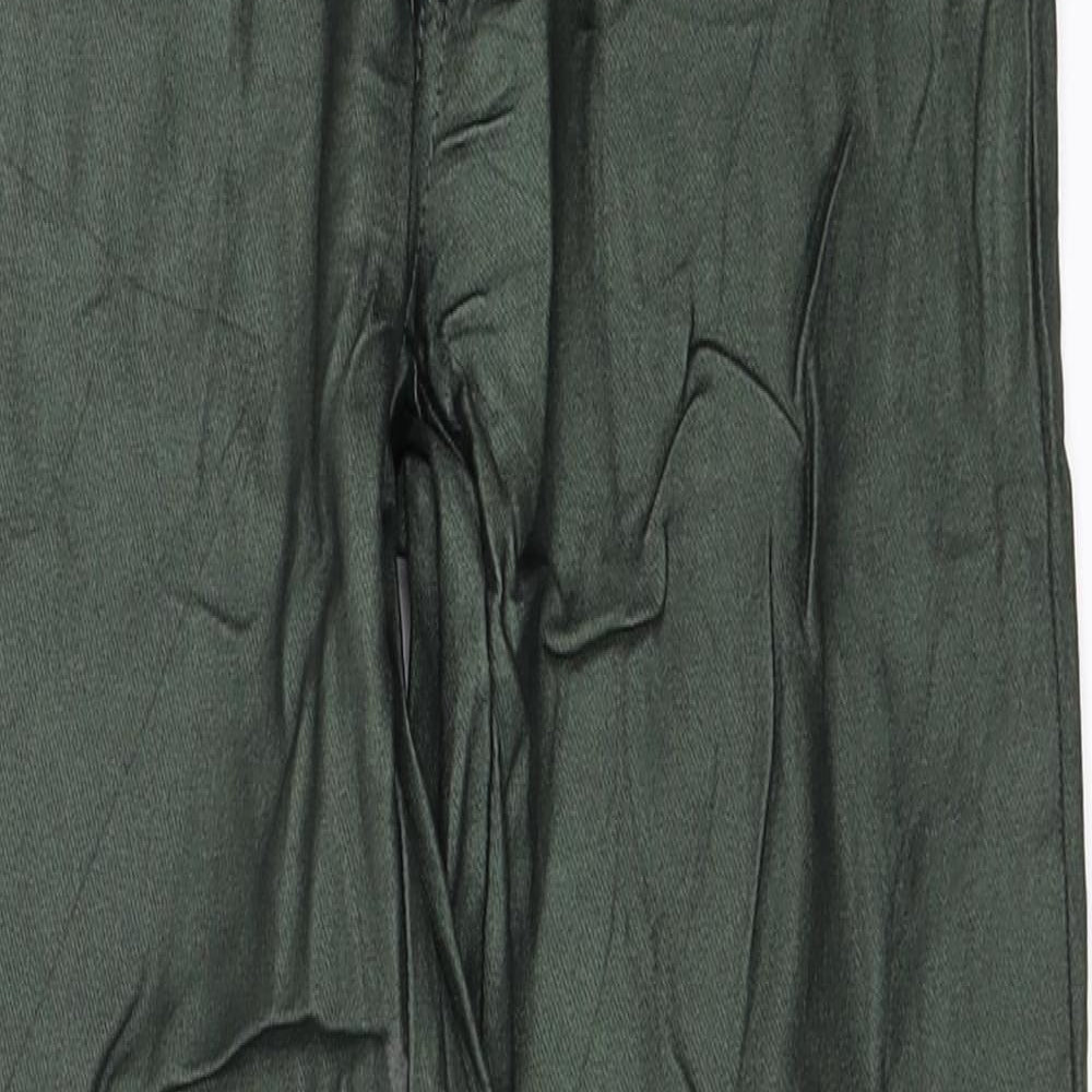 Jet Liue Womens Green   Skinny Jeans Size 36 in L30 in - Wet Look