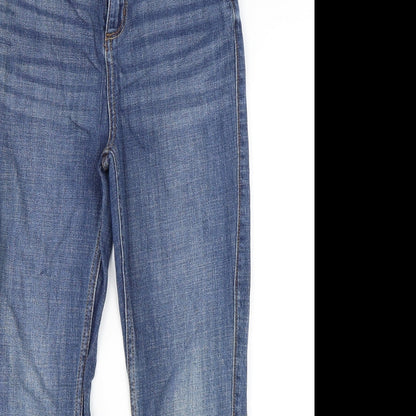 F&F Womens Blue   Straight Jeans Size 8 L24 in