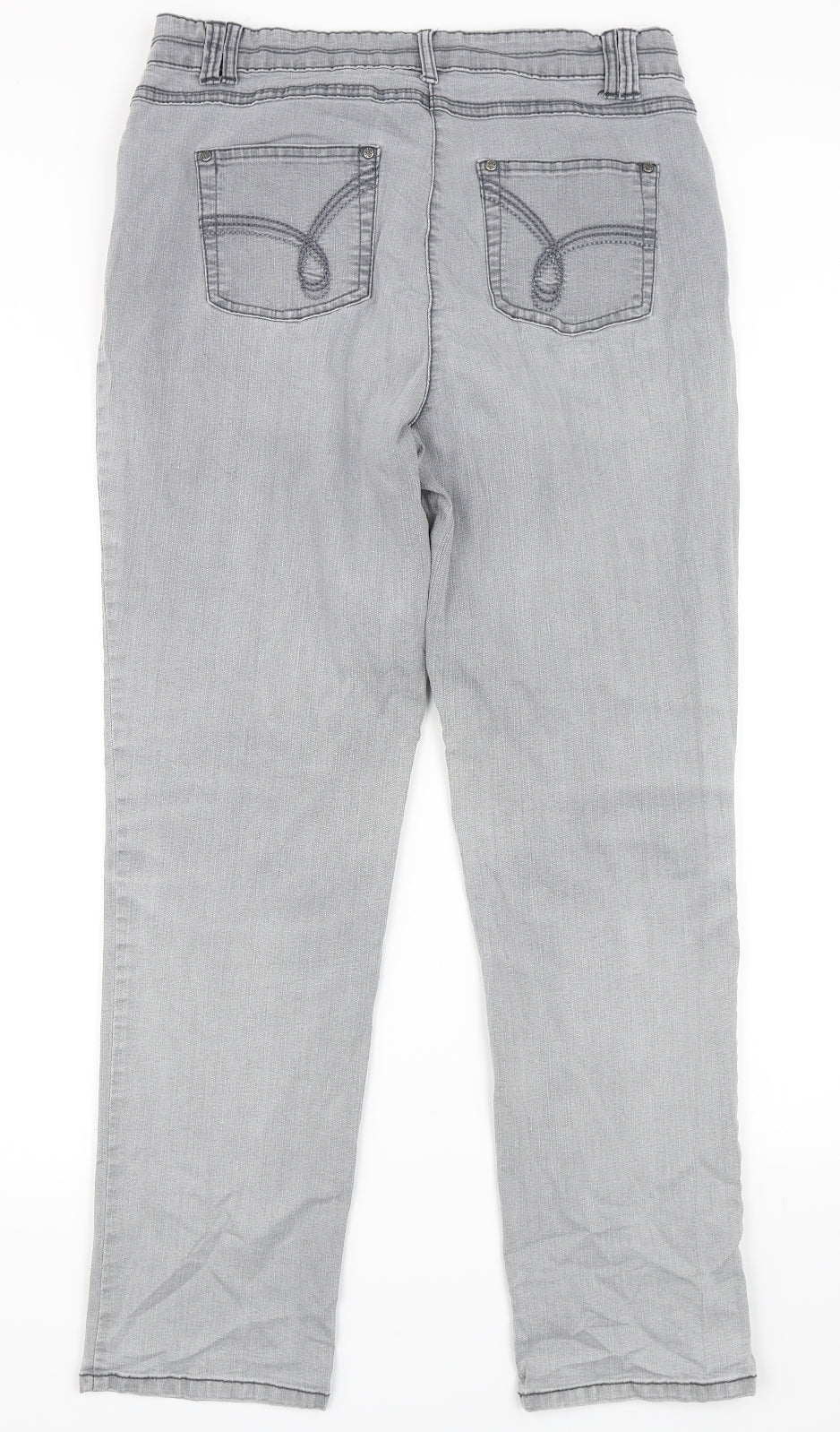 Bexleys Womens Grey   Straight Jeans Size 32 in L30 in