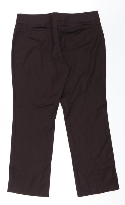 Womens UK Size 18 Preworn Regular Fit  Purple Trousers