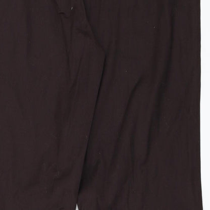 Womens UK Size 18 Preworn Regular Fit  Purple Trousers