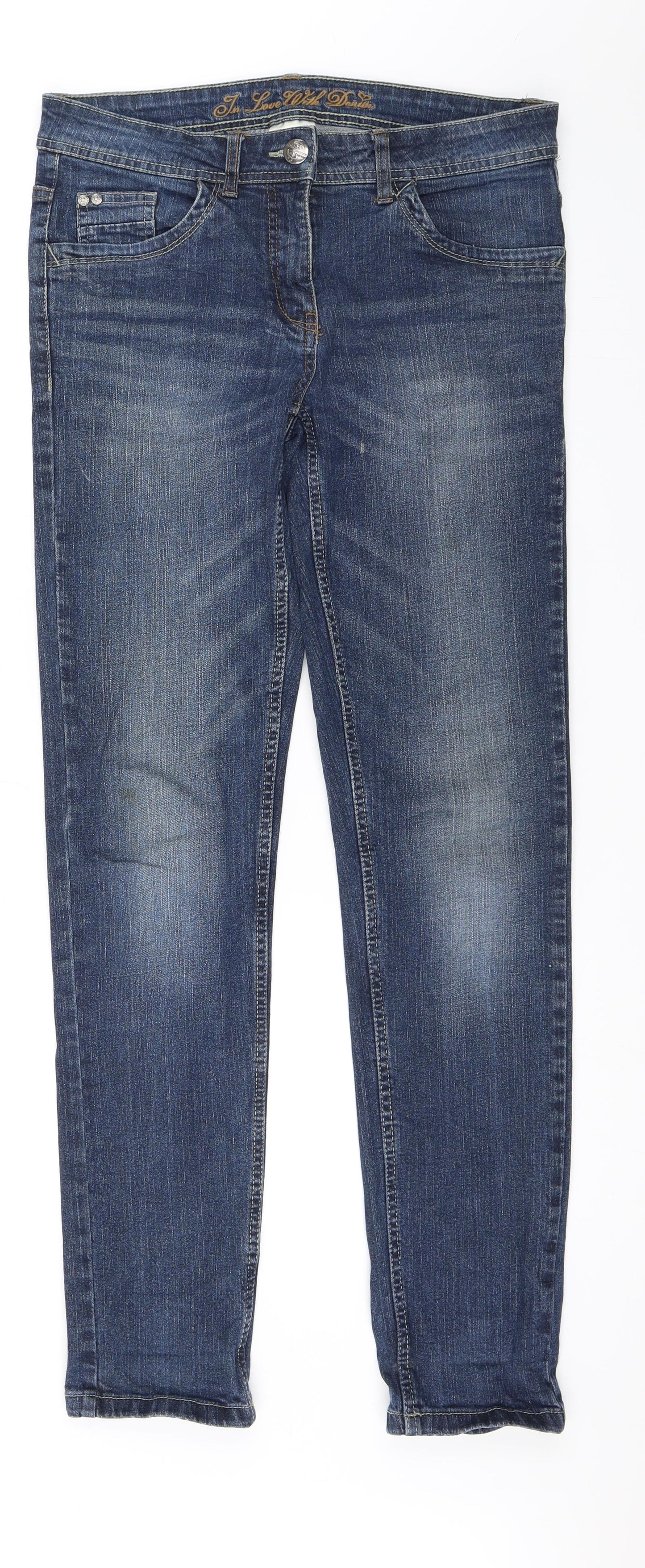 Womens UK Size 8 Cecilia Classics Regular Fit Skinny Blue Jeans