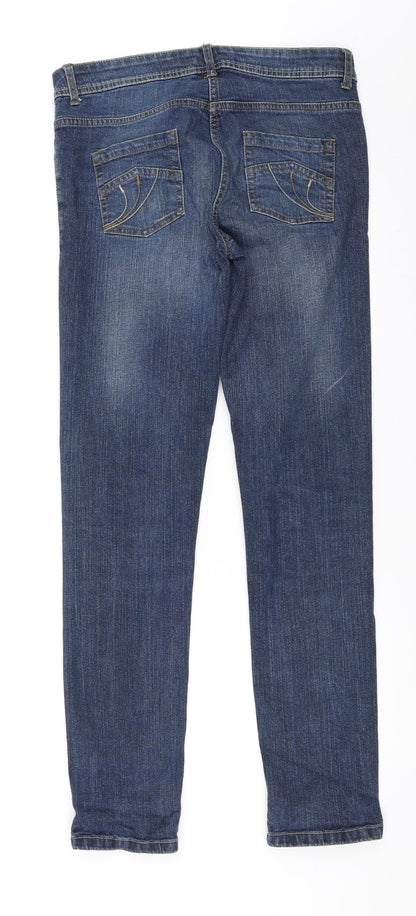 Womens UK Size 8 Cecilia Classics Regular Fit Skinny Blue Jeans