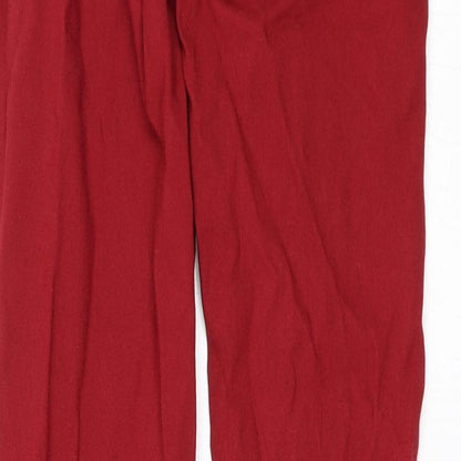 Piecee Womens Red   Skinny Jeans Size 24 in L31 in