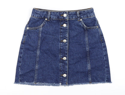 Womens UK Size 8 Topshop A-Line  Skirt