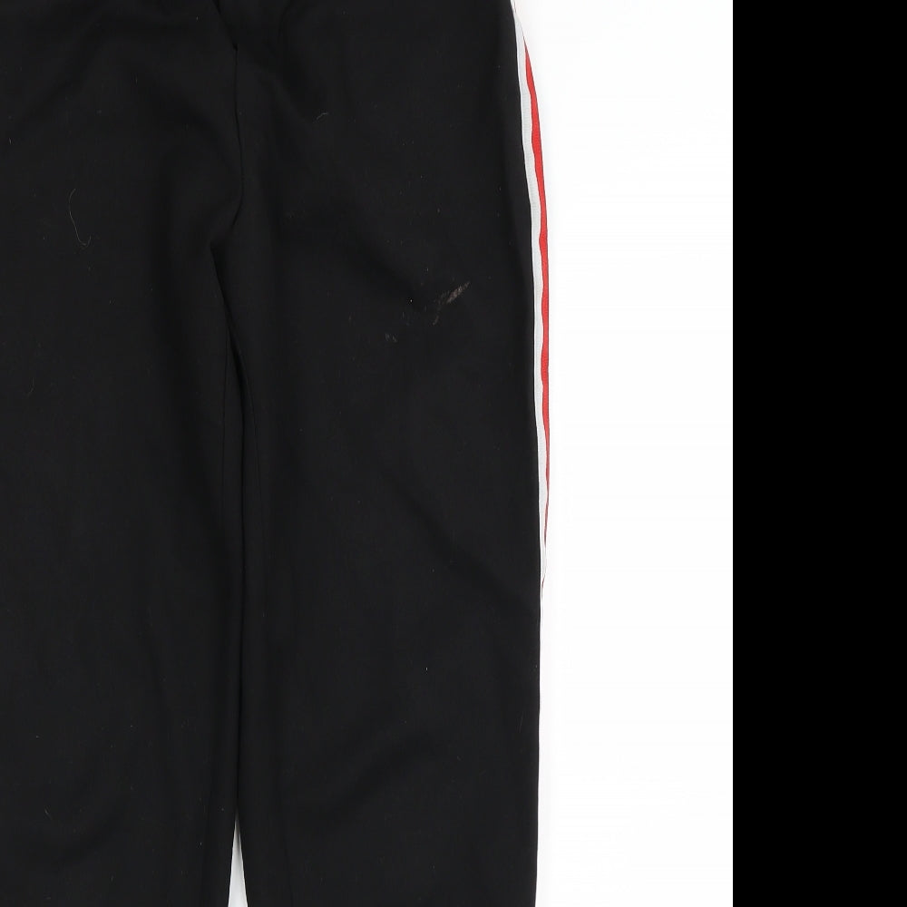 New Look Womens Black Striped  Trousers  Size 8 L28 in