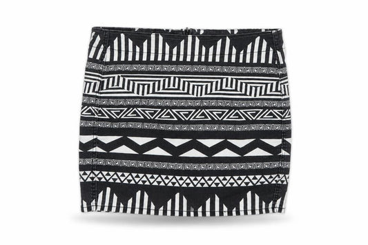 Womens UK Size 8 H&M Black Mini Skirt