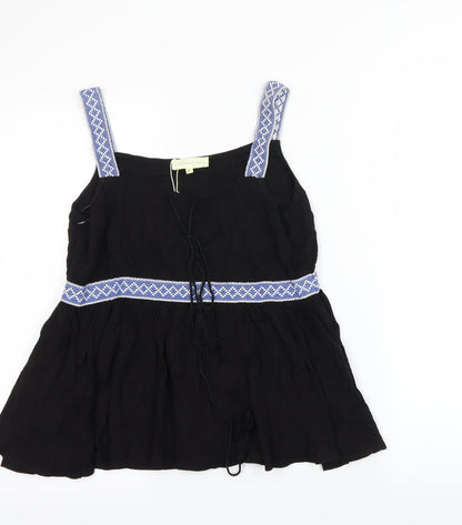 Womens UK Size S Love & Other Things Black Basic Tank