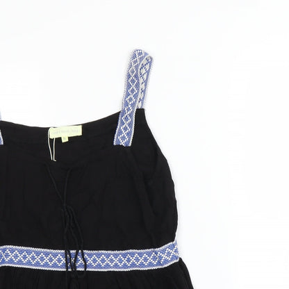 Womens UK Size S Love & Other Things Black Basic Tank