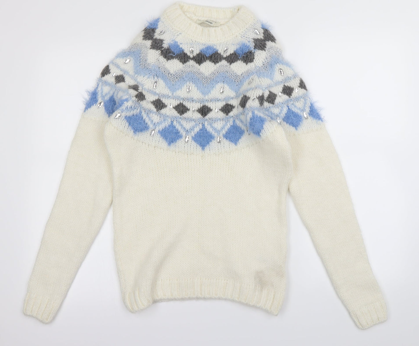 George Womens Multicoloured   Pullover Jumper Size S