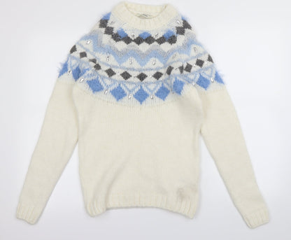 George Womens Multicoloured   Pullover Jumper Size S
