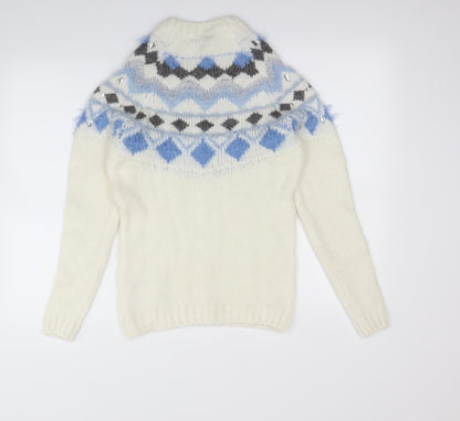 George Womens Multicoloured   Pullover Jumper Size S