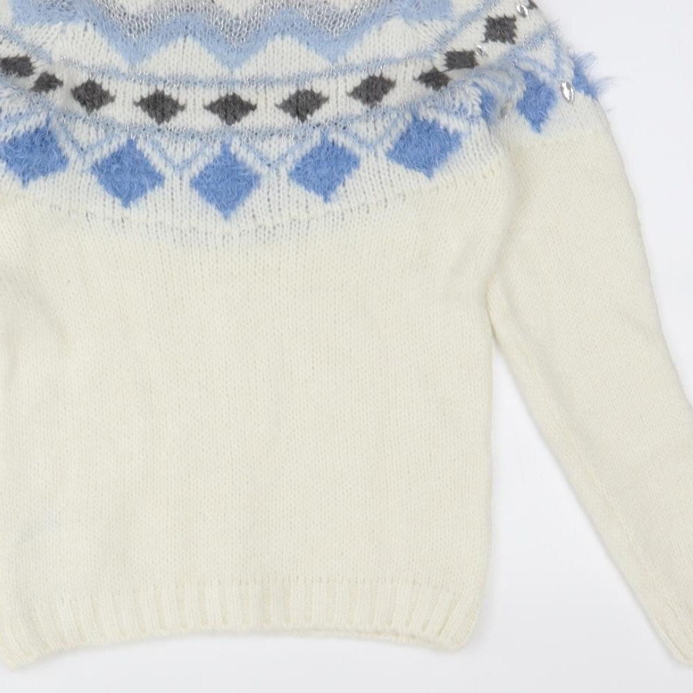 George Womens Multicoloured   Pullover Jumper Size S