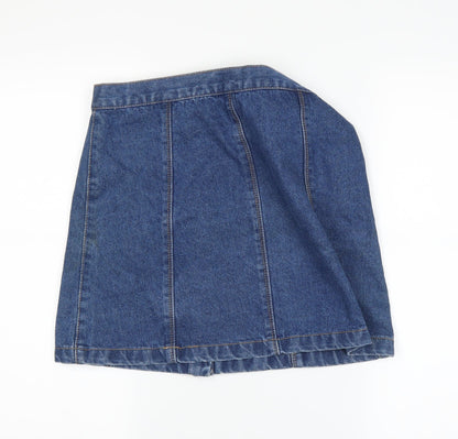 The Rockin Rev Womens Blue   A-Line Skirt Size 10