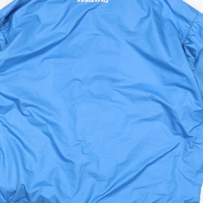 Mizuna Womens Blue   Rain Coat Coat Size L