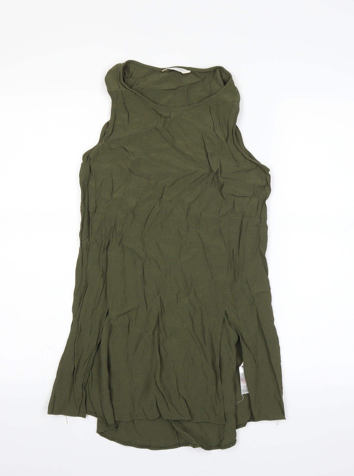 Miss Selfridge Womens Green   A-Line  Size 10