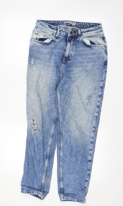 Womens UK Size 10 DENIMCO Regular Fit Straight Blue Jeans