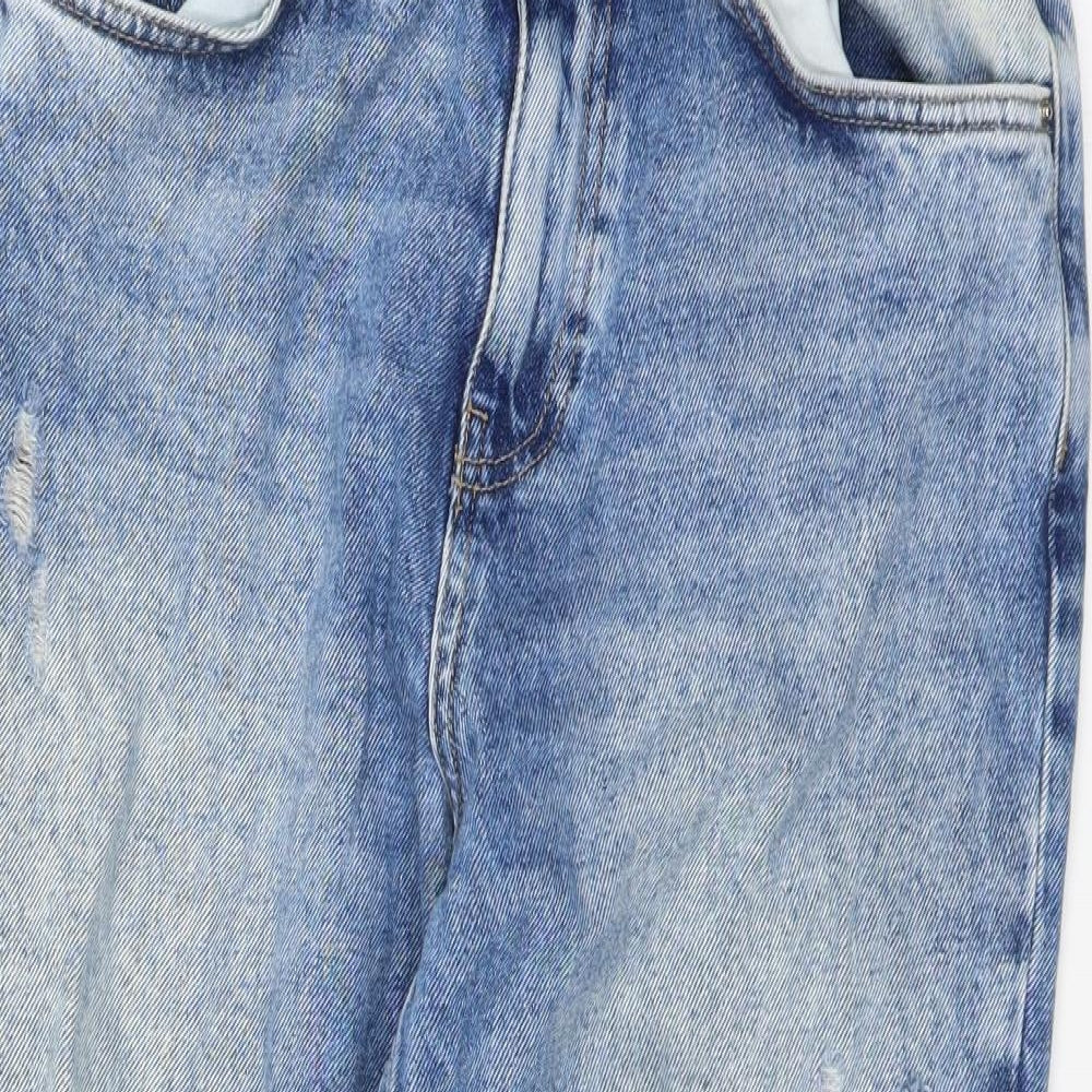 Womens UK Size 10 DENIMCO Regular Fit Straight Blue Jeans