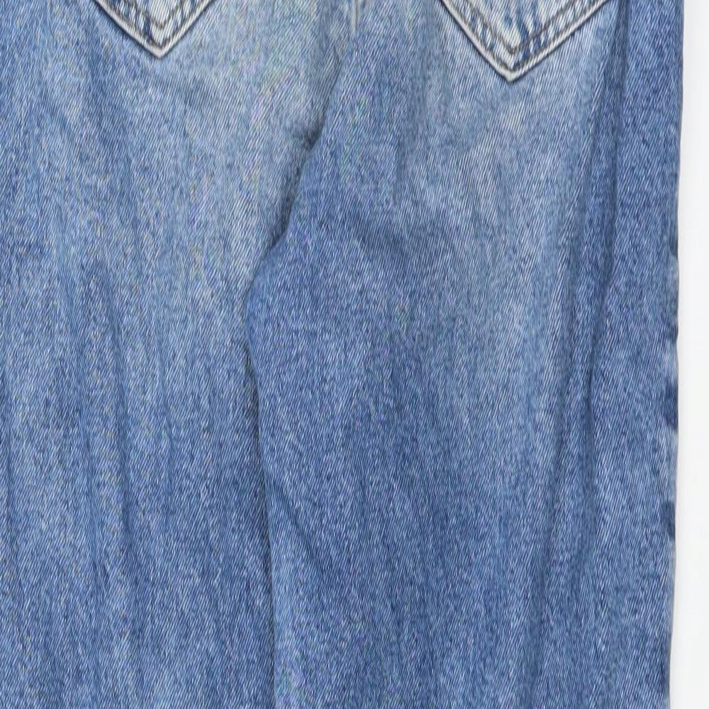 Womens UK Size 10 DENIMCO Regular Fit Straight Blue Jeans