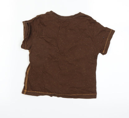 Star Wars Boys Brown   Basic T-Shirt Size XS