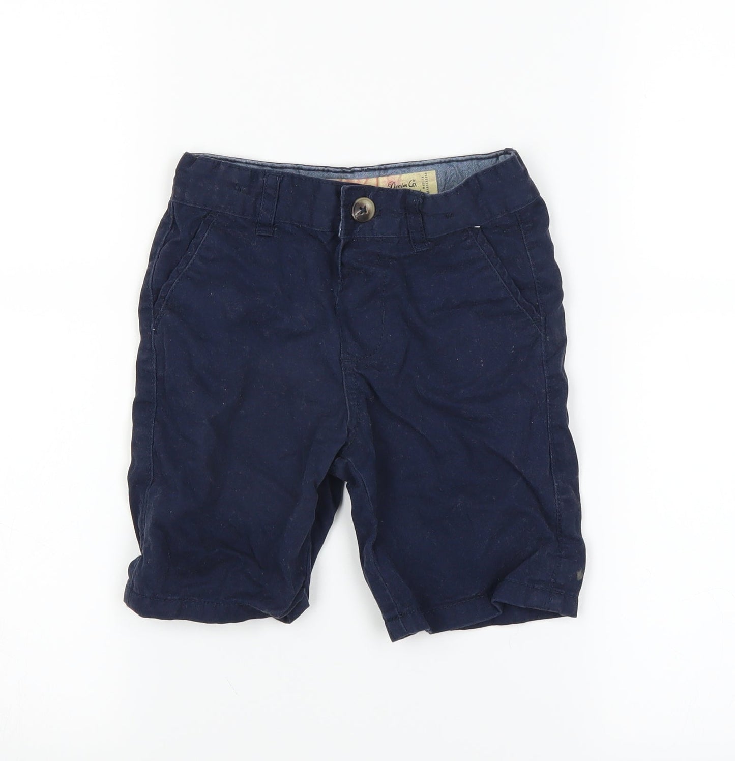 DENIMCO Boys Blue   Chino Shorts Size 3-4 Years