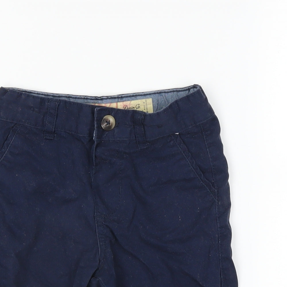 DENIMCO Boys Blue   Chino Shorts Size 3-4 Years