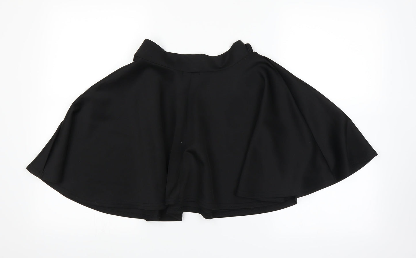 Boohoo Womens Black   A-Line Skirt Size 8