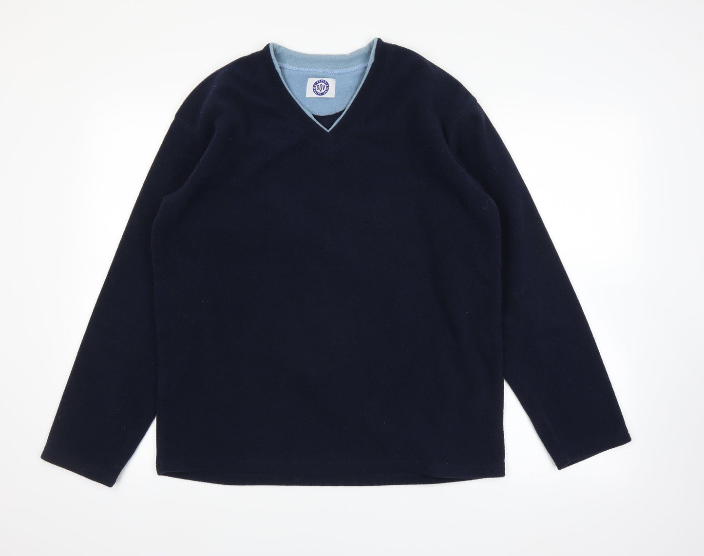sqv Mens Blue   Pullover Jumper Size S