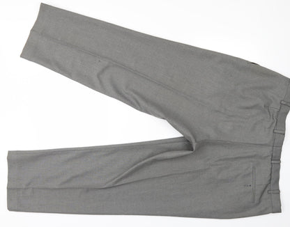 Mark and Spencer Mens Grey   Trousers  Size 18 L29 in