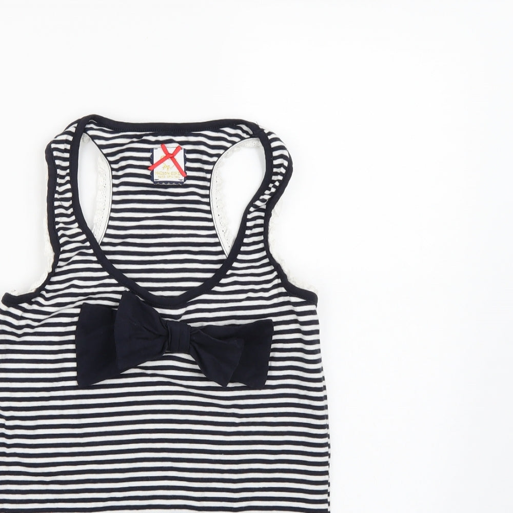 Five seasons Womens Blue Striped  Camisole Tank Size S