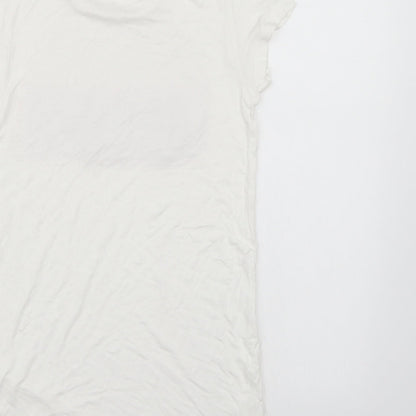 Young Dimension Girls White   Basic T-Shirt Size 11-12 Years