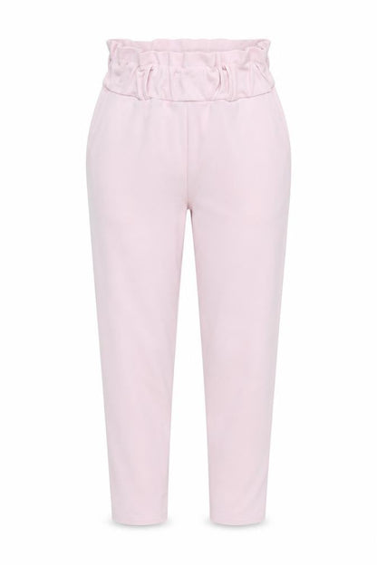 Womens UK Size 10 Misspap Regular Fit Bloomer Pink Trousers