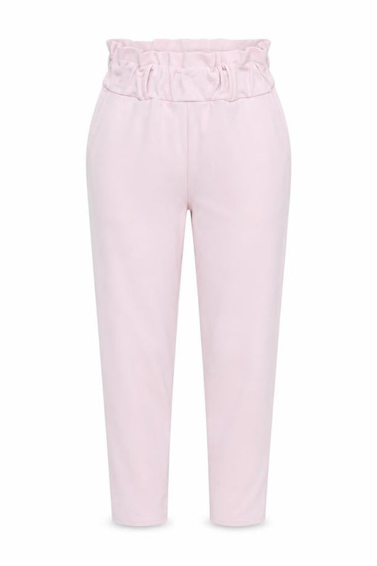 Womens UK Size 10 Misspap Regular Fit Bloomer Pink Trousers