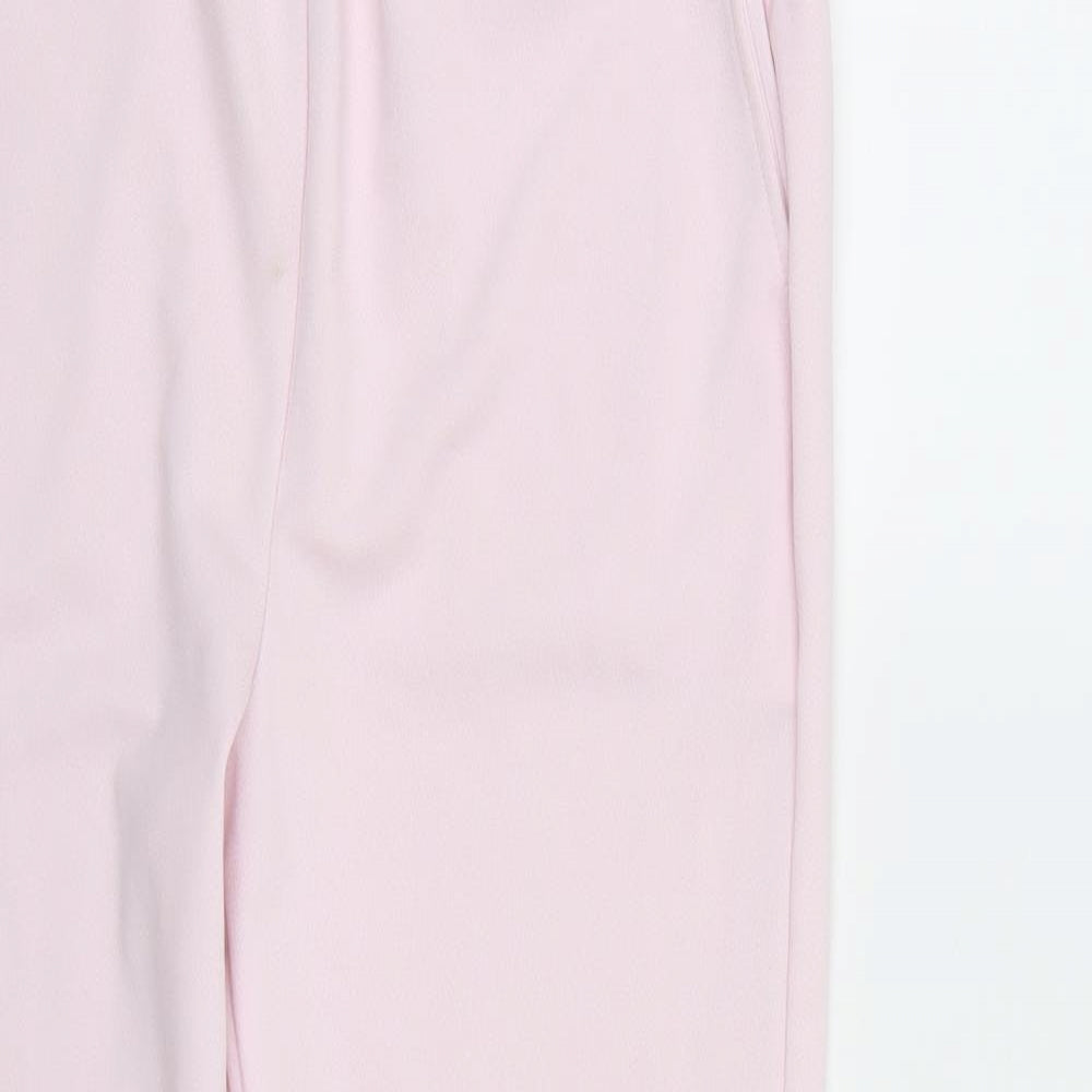 Womens UK Size 10 Misspap Regular Fit Bloomer Pink Trousers