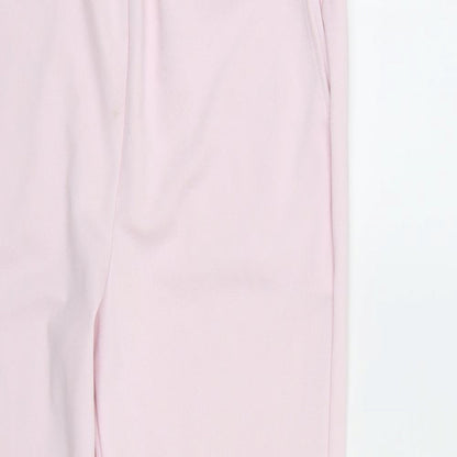 Womens UK Size 10 Misspap Regular Fit Bloomer Pink Trousers