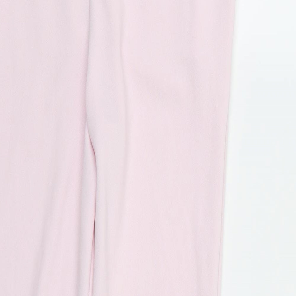 Womens UK Size 10 Misspap Regular Fit Bloomer Pink Trousers