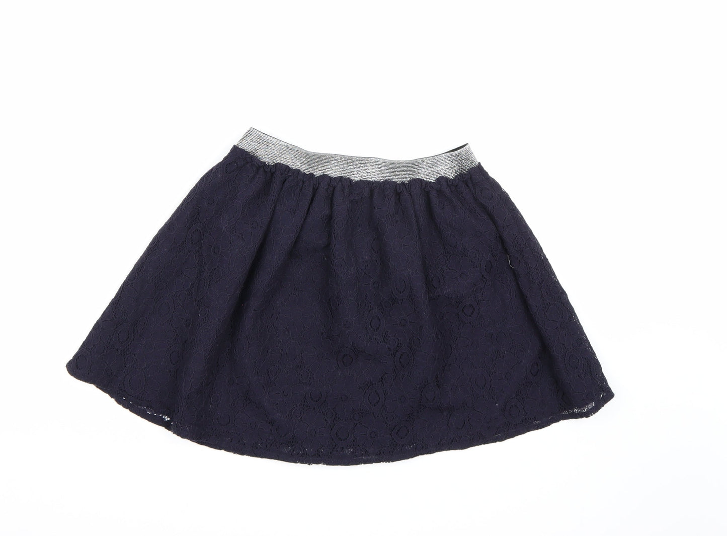 Nutmeg Girls Blue Floral  A-Line Skirt Size 12-13 Years