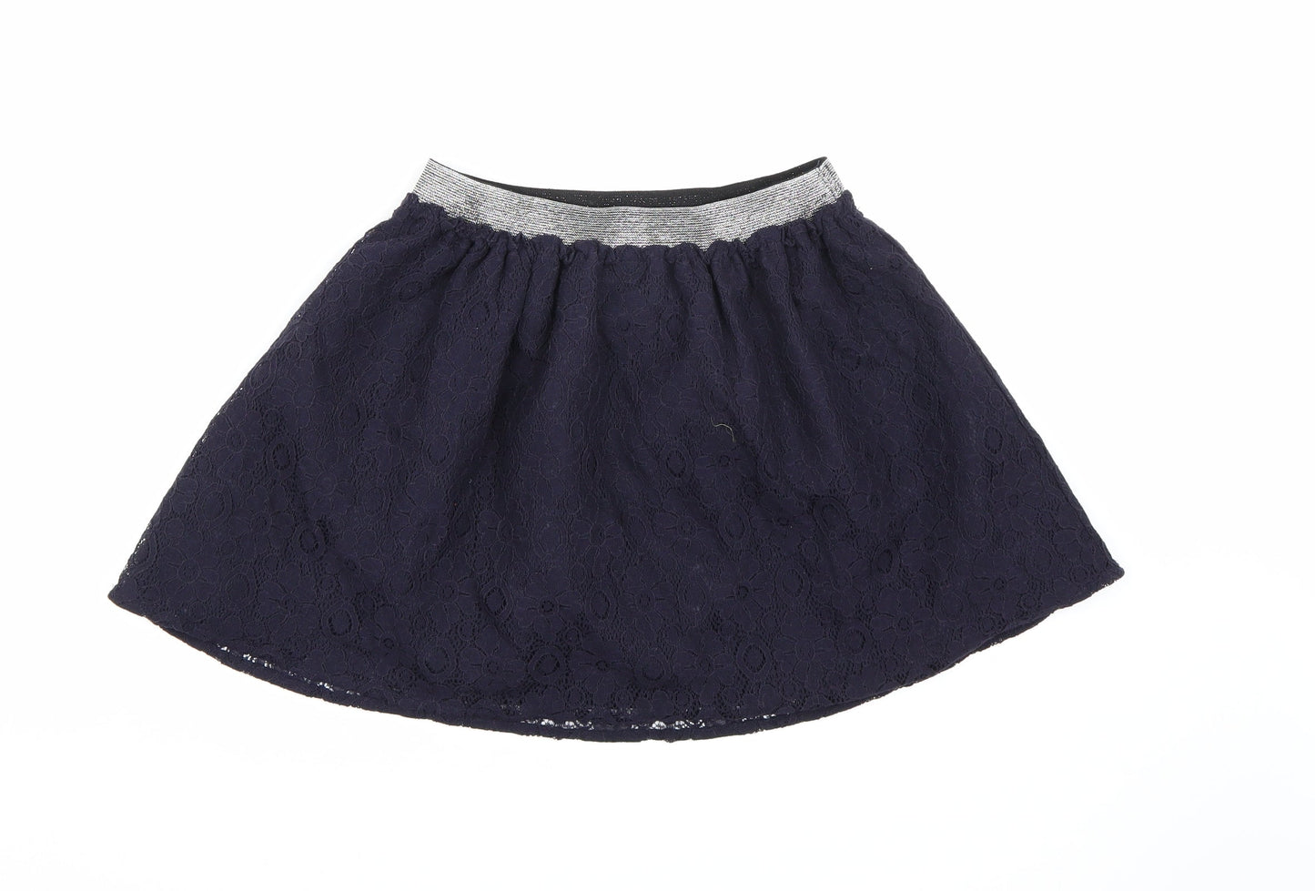 Nutmeg Girls Blue Floral  A-Line Skirt Size 12-13 Years
