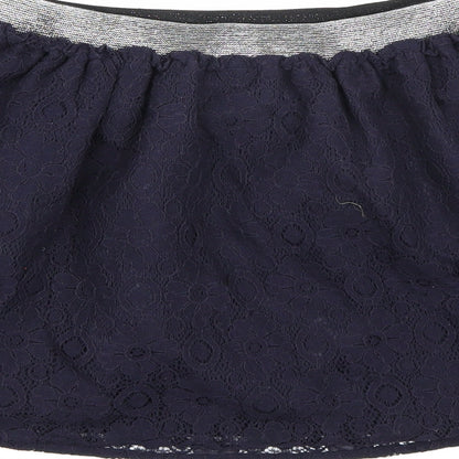 Nutmeg Girls Blue Floral  A-Line Skirt Size 12-13 Years