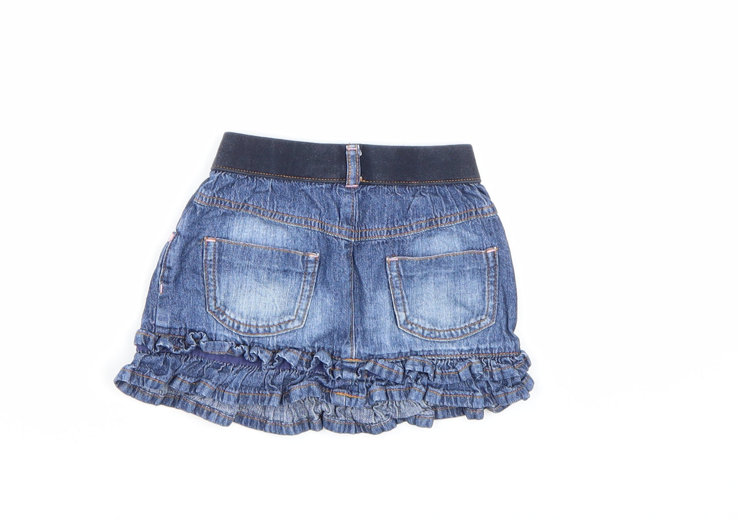 George Girls Blue  Denim A-Line Skirt Size 2-3 Years
