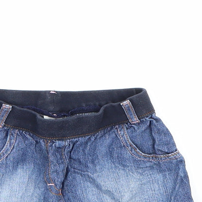 George Girls Blue  Denim A-Line Skirt Size 2-3 Years