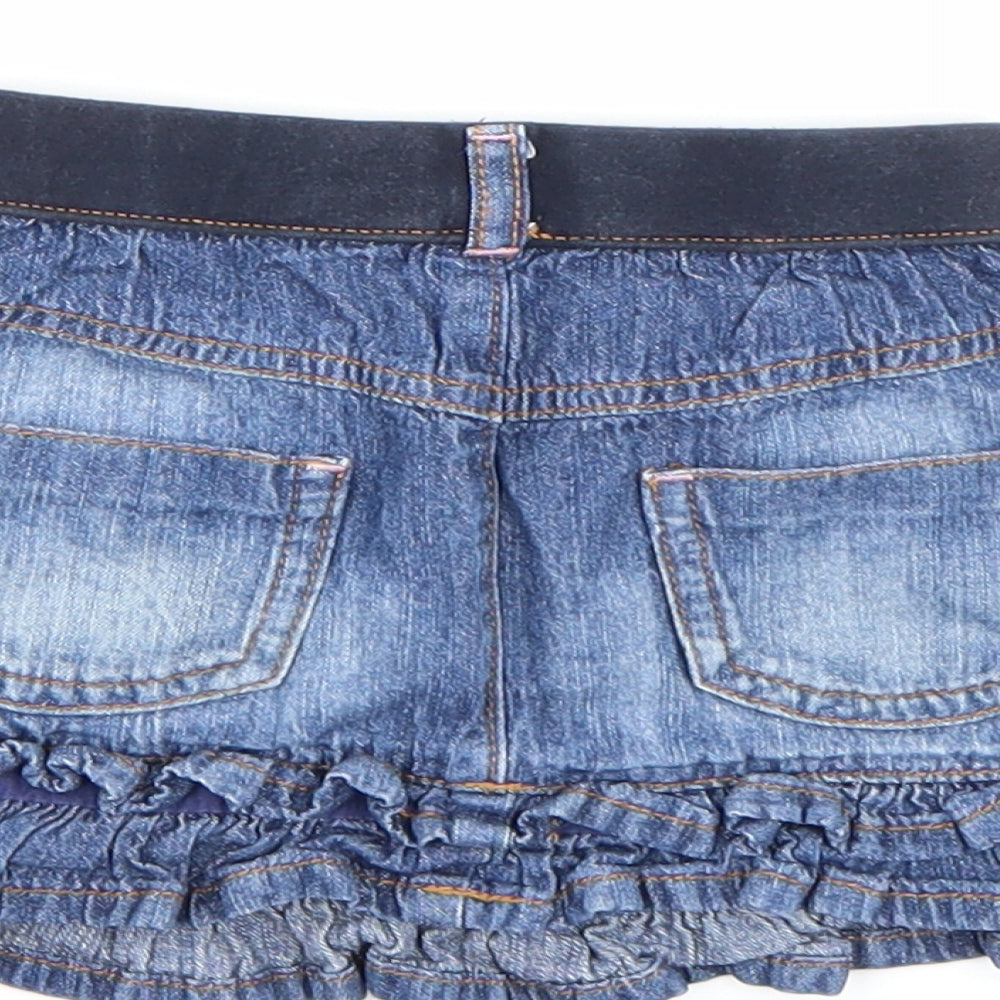 George Girls Blue  Denim A-Line Skirt Size 2-3 Years