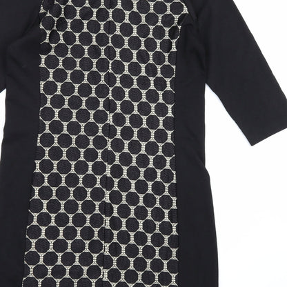 La Redoute Womens Black Polka Dot  Bodycon  Size 14