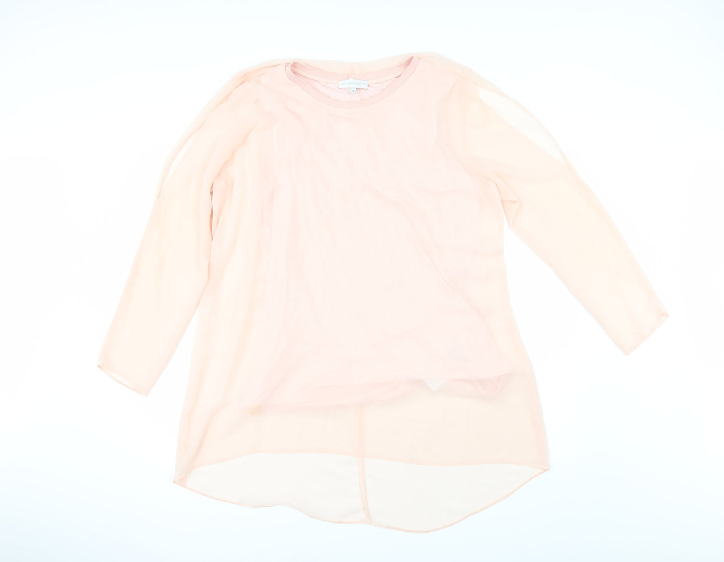 Womens UK Size 16 Debenhams Orange Basic Blouse