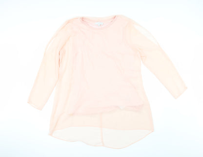 Womens UK Size 16 Debenhams Orange Basic Blouse