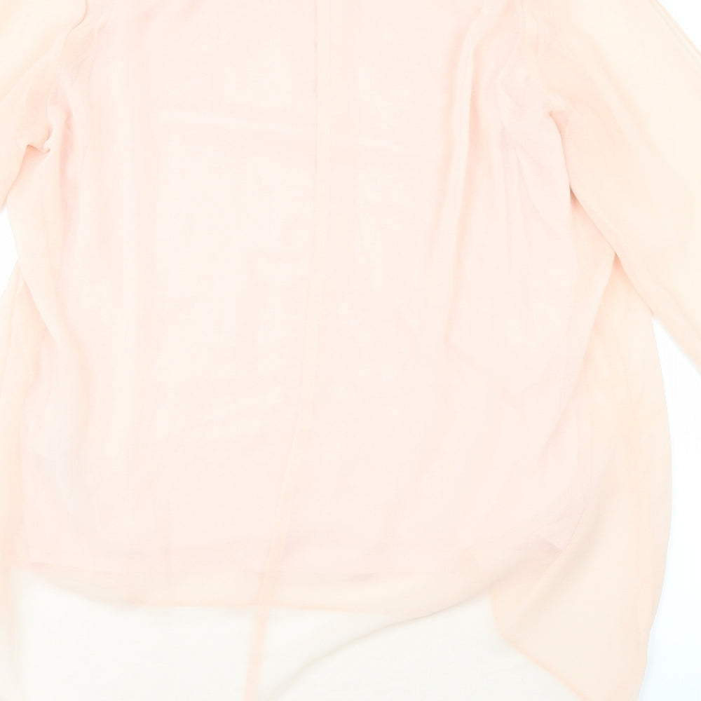 Womens UK Size 16 Debenhams Orange Basic Blouse