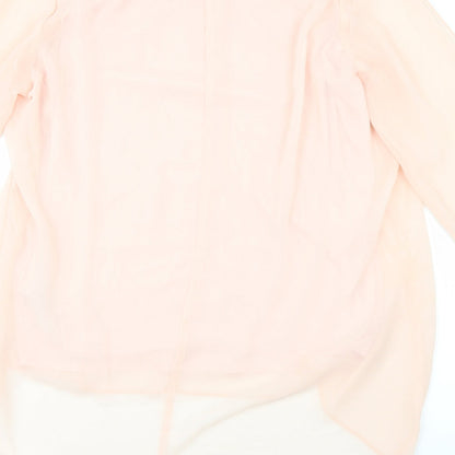 Womens UK Size 16 Debenhams Orange Basic Blouse