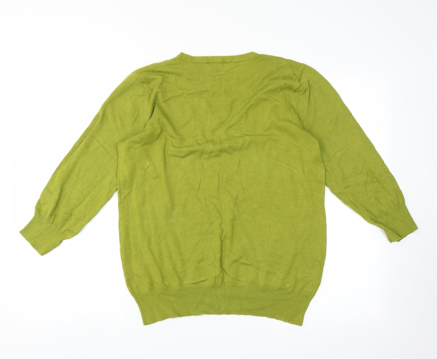 BM Womens Green   Pullover Jumper Size M